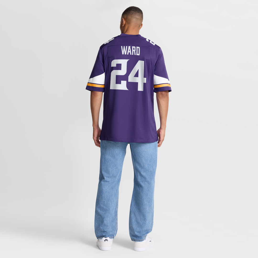 Minnesota Vikings Jay Ward Purple Team Game Jersey product image 8, provided for visual reference and product detail review