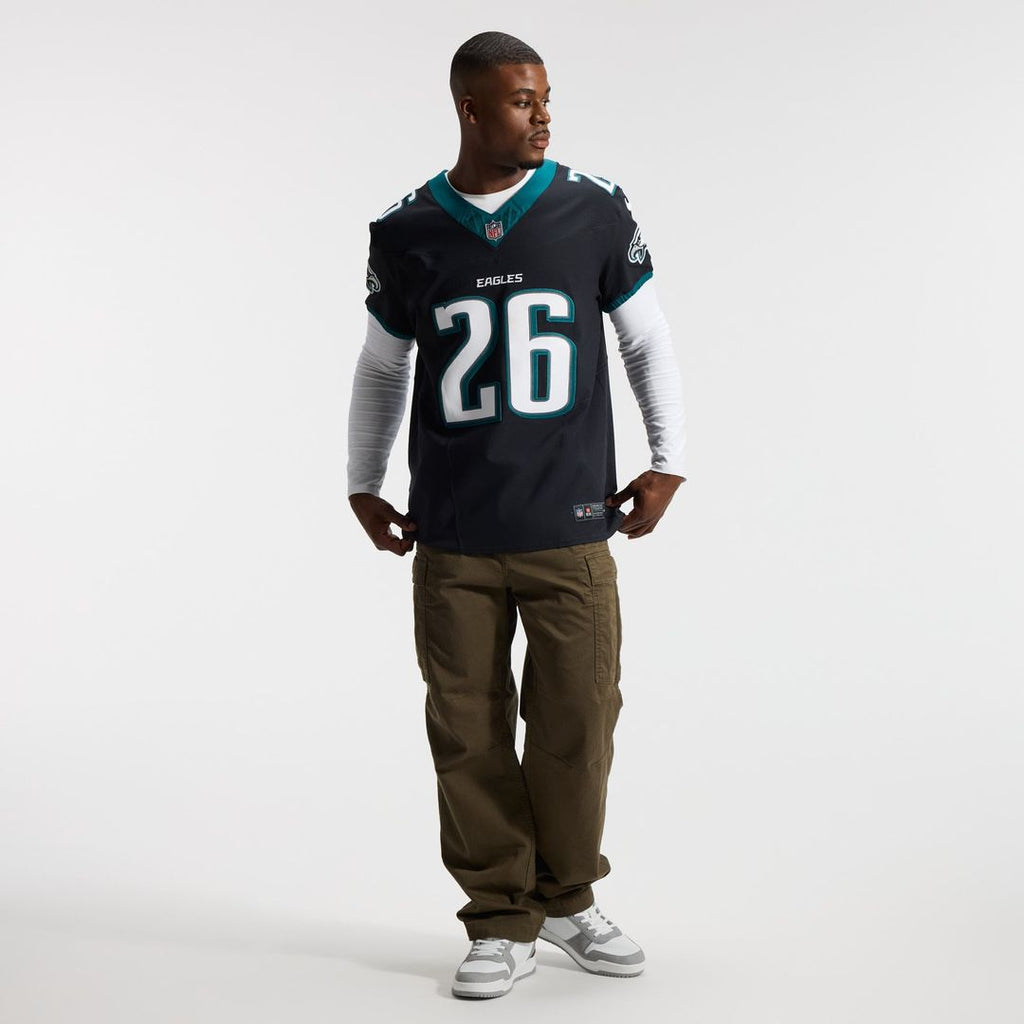Philadelphia Eagles Saquon Barkley Black Alternate Vapor F.U.S.E. Elite Jersey product image 17, provided for visual