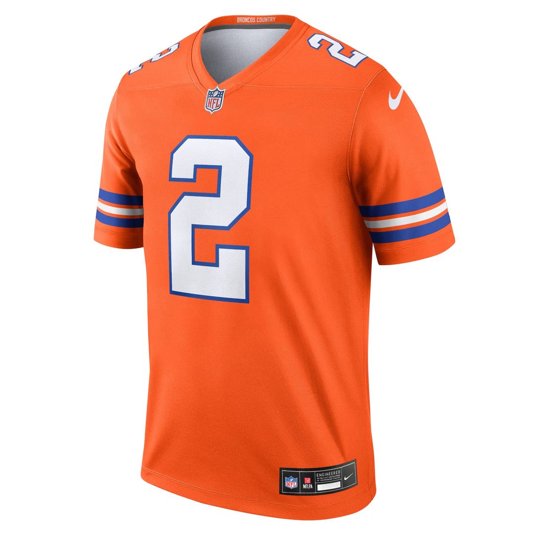 Denver Broncos Patrick Surtain II Orange Legend Player Performance Top product image 2, provided for visual reference and