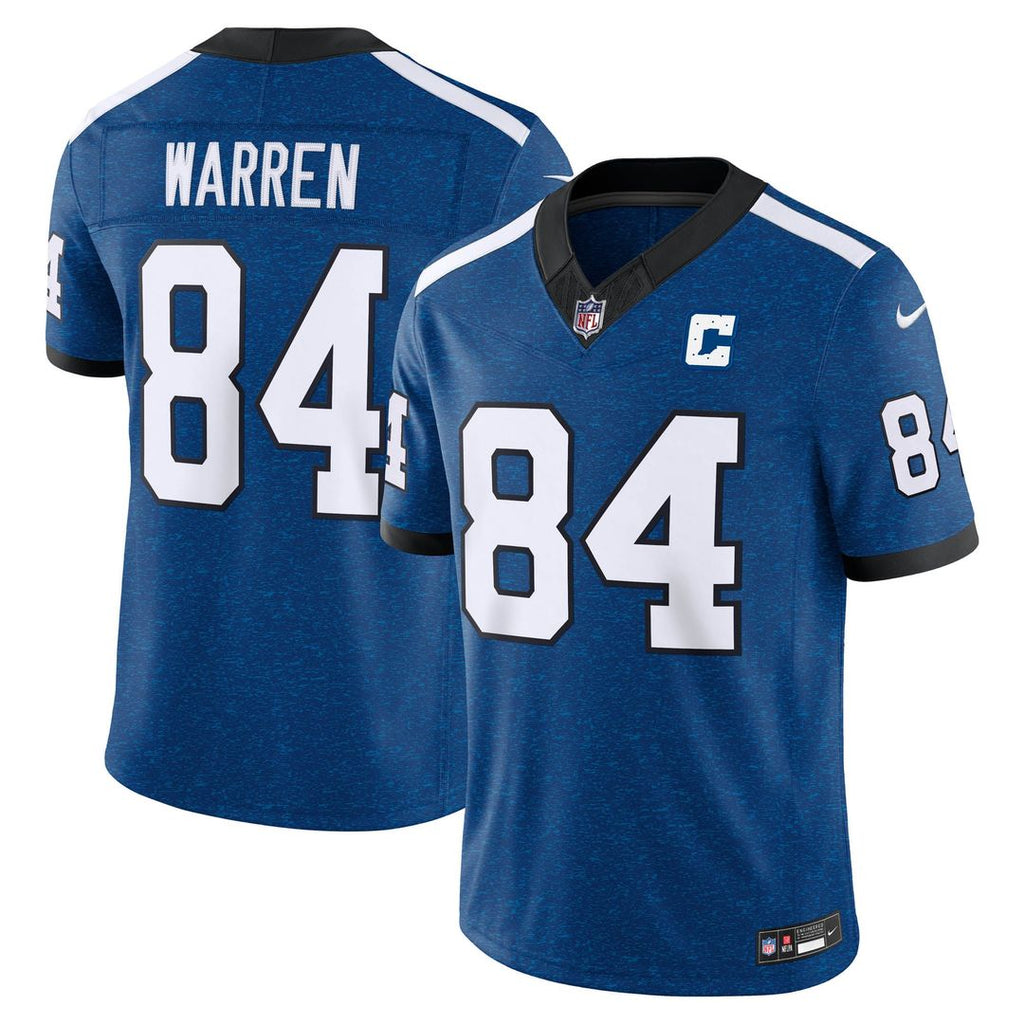 Indianapolis Colts Tyler Warren Royal Alternate Indiana Nights Vapor F.U.S.E. Stitched Limited Jersey product image 1,