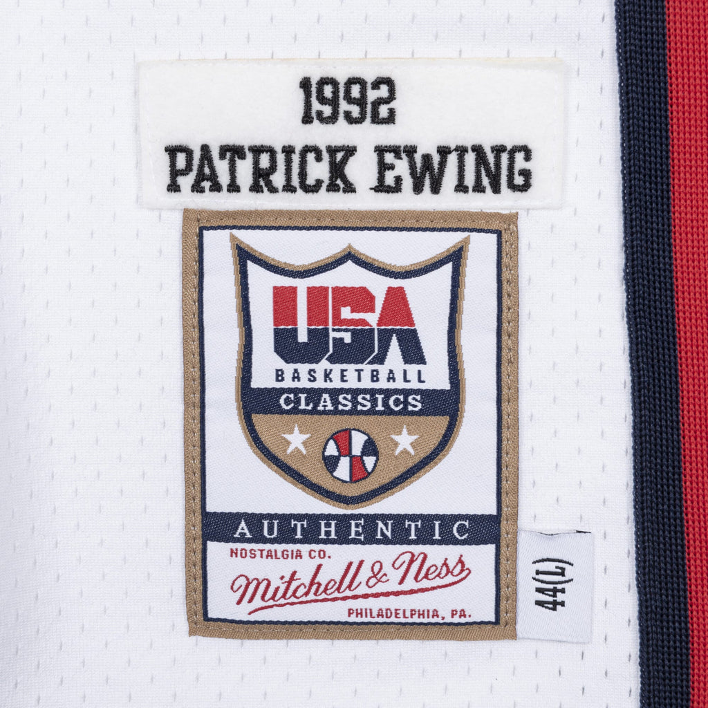 Patrick Ewing USA Basketball 1992 Authentic Jersey product image 4, provided for visual reference and product detail review