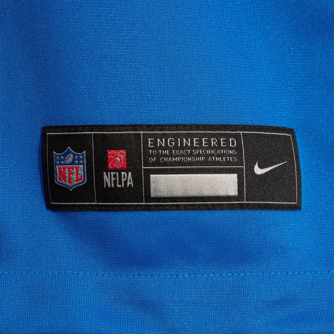 Detroit Lions Bobby Layne Blue Retired Player Game Jersey product image 6, provided for visual reference and product detail