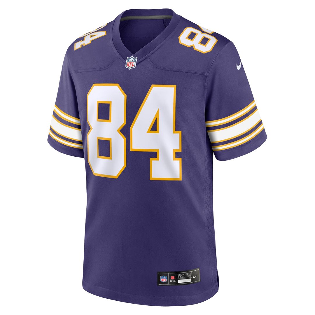 Minnesota Vikings Randy Moss White Alternate Retired Player Game Jersey product image 8, provided for visual reference and