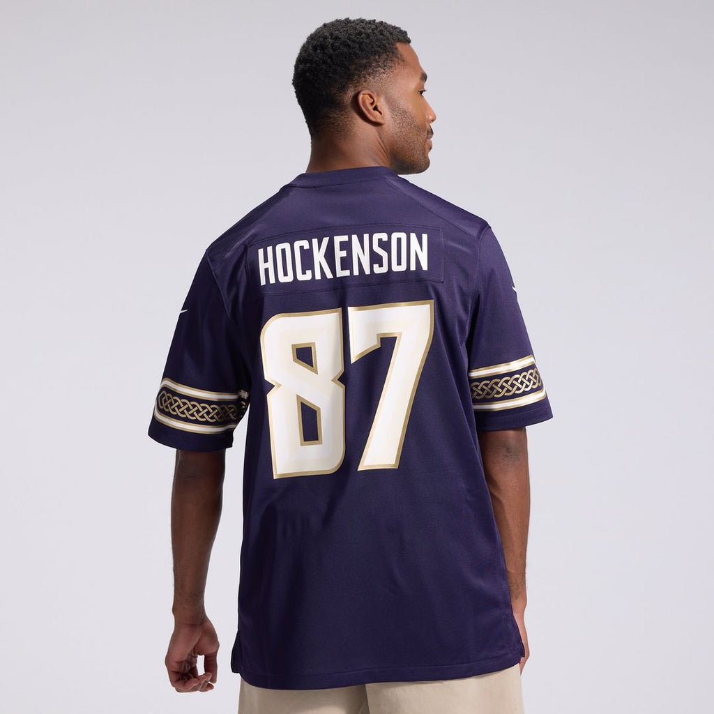Minnesota Vikings T.J. Hockenson Purple 2026 Rivalries Collection Game Jersey product image 3, provided for visual reference