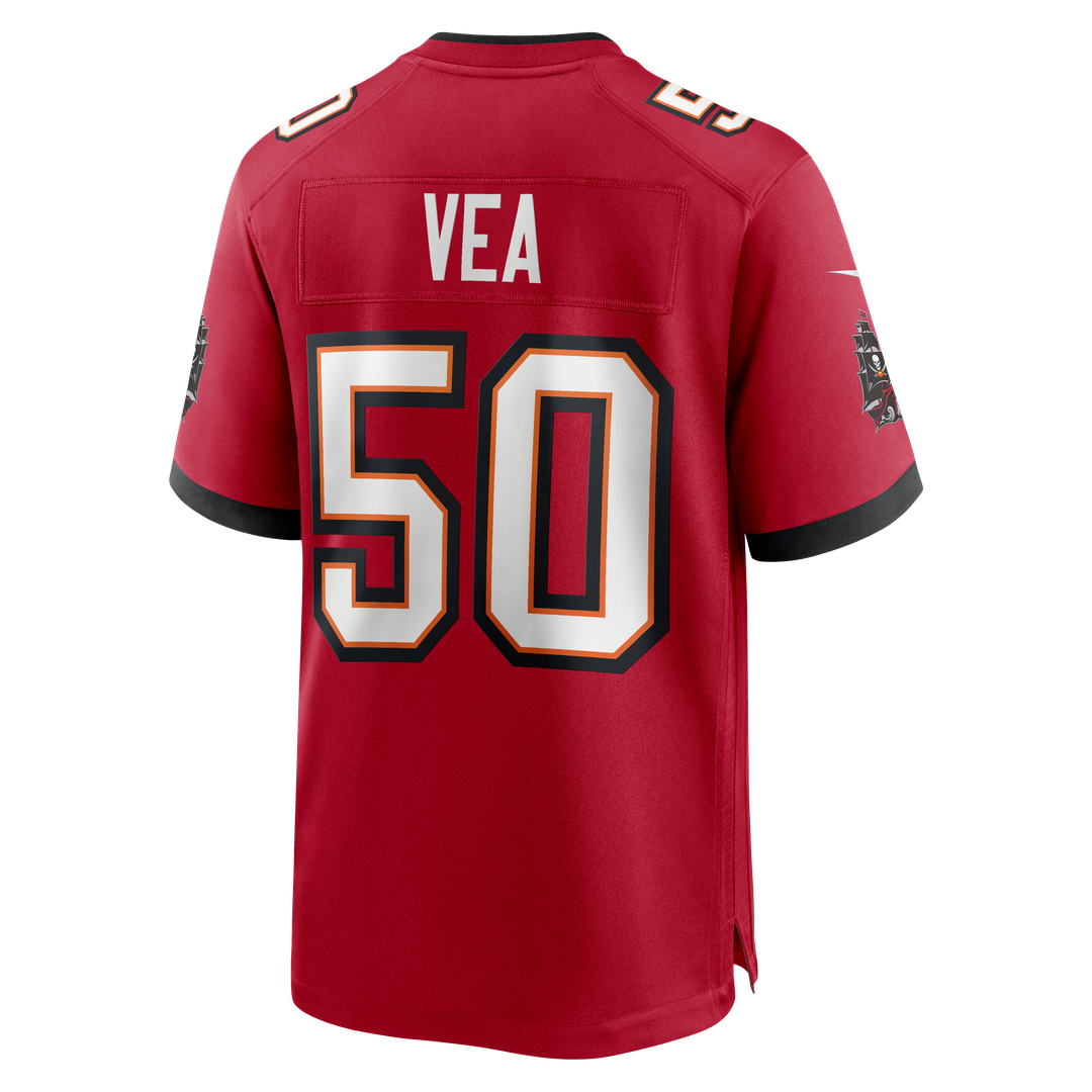 Tampa Bay Buccaneers Vita Vea White White Game Jersey product image 9, provided for visual reference and product detail