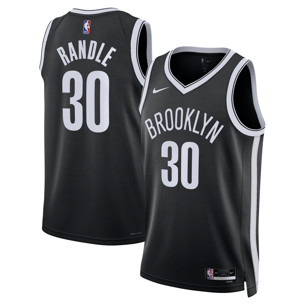 Brooklyn Nets Nike Icon Swingman Jersey- Black - Julius product image 1