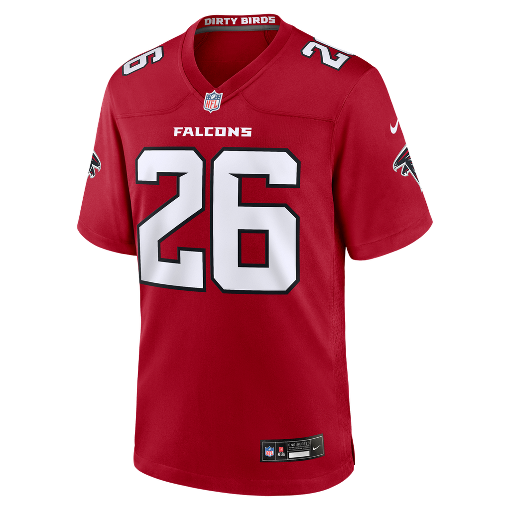 Atlanta Falcons CJ Henderson Red Team Game Jersey product image 2, provided for visual reference and product detail review