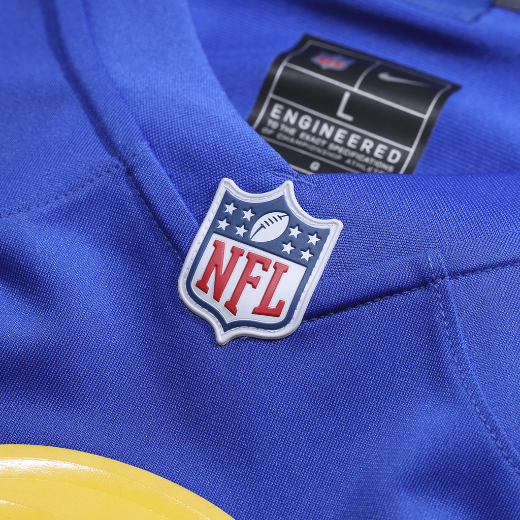 Los Angeles Rams Poona Ford Royal Team Game Jersey product image 4, provided for visual reference and product detail review