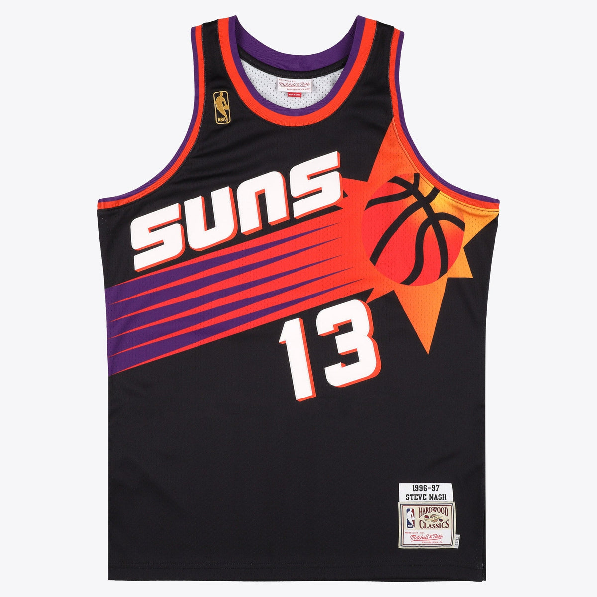 Phoenix Suns Authentic Basketball Jersey Steve Nash 1996 - 97 product image 1, provided for visual reference and product
