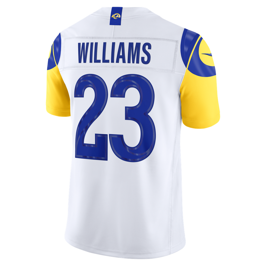 Los Angeles Rams Kyren Williams Classic Sol Vapor F.U.S.E. Stitched Limited Jersey product image 23, provided for visual