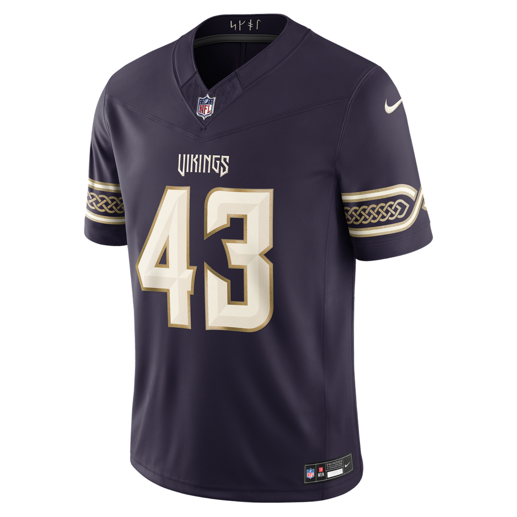 Minnesota Vikings Andrew Van Ginkel Purple 2026 Rivalries Collection Stitched Limited Jersey product image 6, provided for