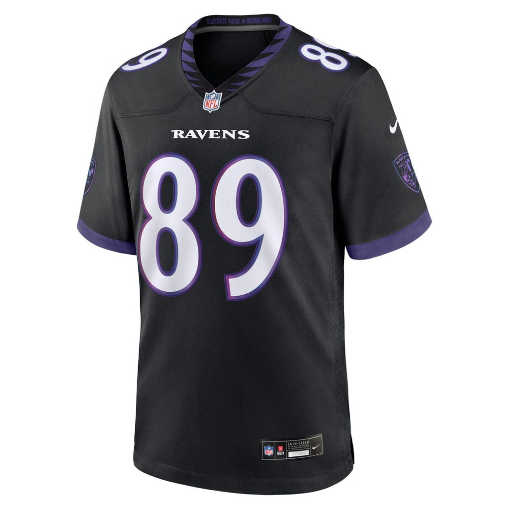 Baltimore Ravens Mark Andrews Black Alternate Game Jersey product image 5, provided for visual reference and product detail