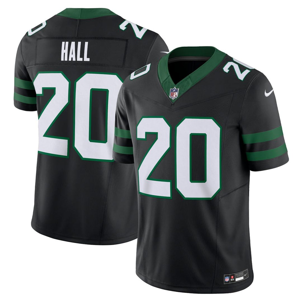 New York Jets Breece Hall Legacy Black Alternate Vapor F.U.S.E. Limited Jersey product image 1, provided for visual