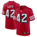 San Francisco 49ers Ronnie Lott Scarlet Retired Player Alternate Game Jersey product image 1, provided for visual reference