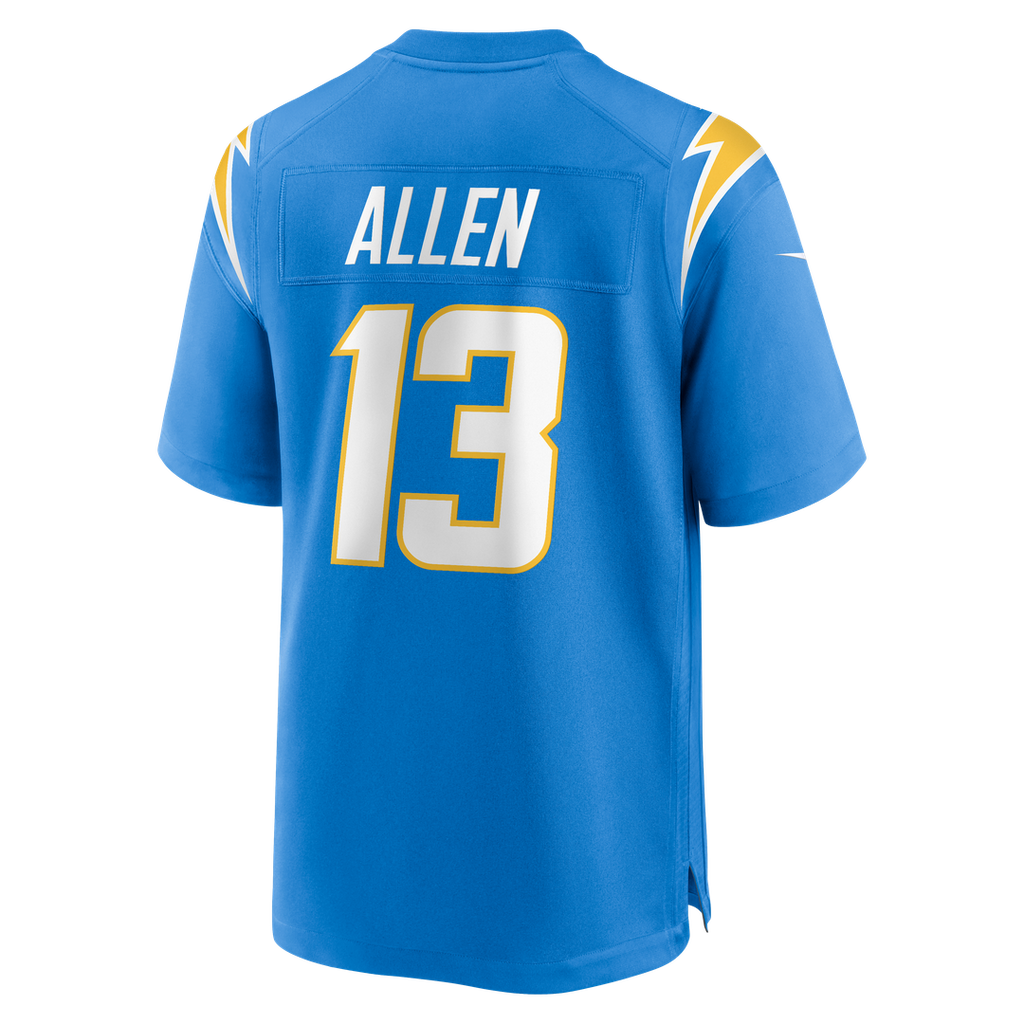 Los Angeles Chargers Keenan Allen Powder Blue Game Player Jersey product image 3, provided for visual reference and product