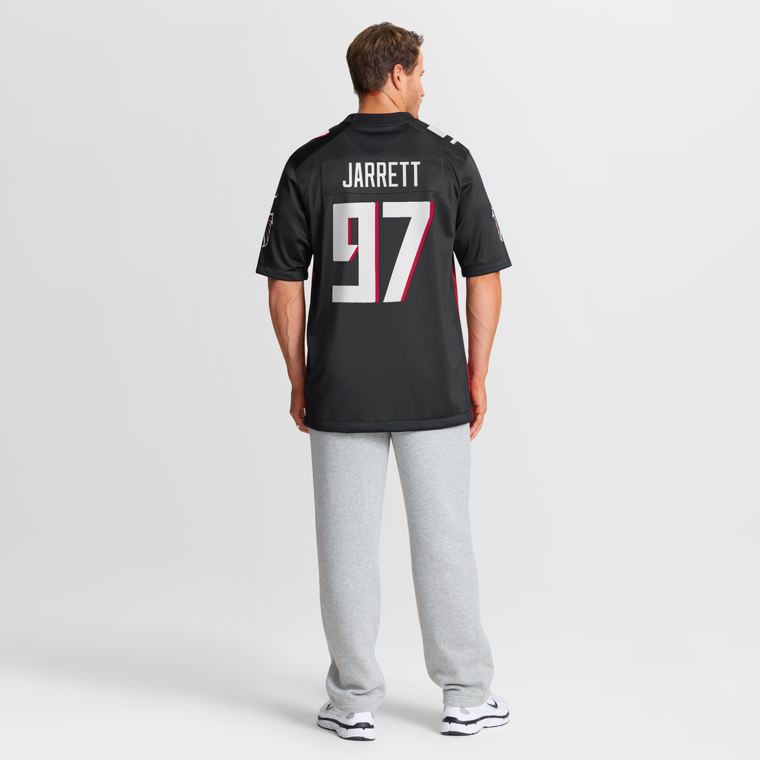 Atlanta Falcons Grady Jarrett Black Game Player Jersey product image 8, provided for visual reference and product detail