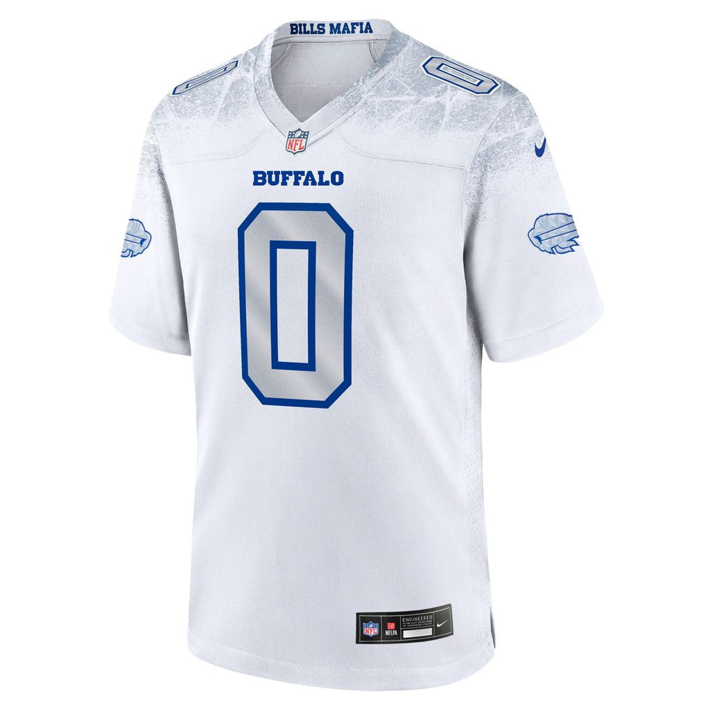 Buffalo Bills Keon Coleman White Rivalries Collection Game Jersey product image 2, provided for visual reference and product