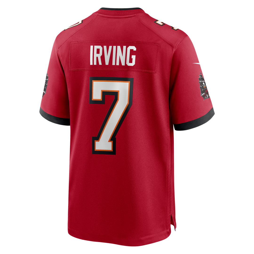 Tampa Bay Buccaneers Bucky Irving Red Game Jersey product image 11, provided for visual reference and product detail review