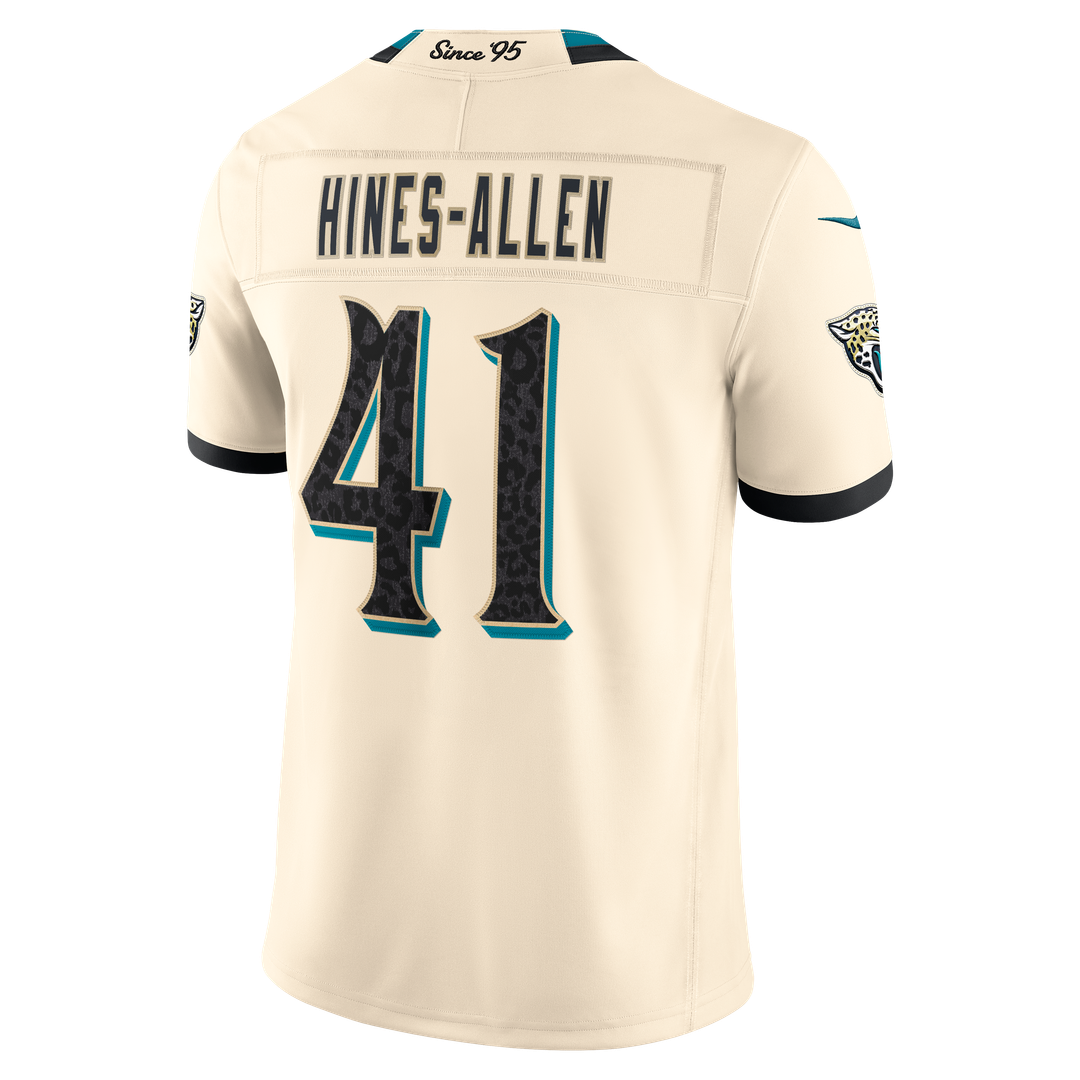 Jacksonville Jaguars Josh Hines-Allen Natural 2026 Rivalries Collection Stitched Limited Jersey product image 3, provided