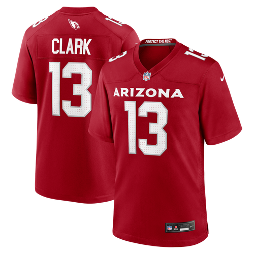 Arizona Cardinals Kei'Trel Clark Cardinal Game Jersey product image 1, provided for visual reference and product detail