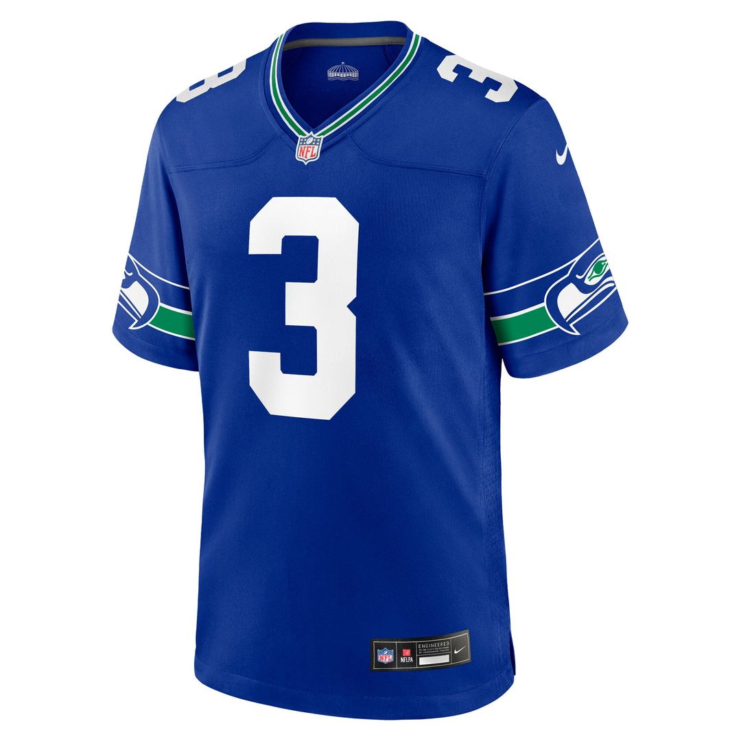 Seattle Seahawks Nick Emmanwori College Navy Team Game Jersey product image 17, provided for visual reference and product