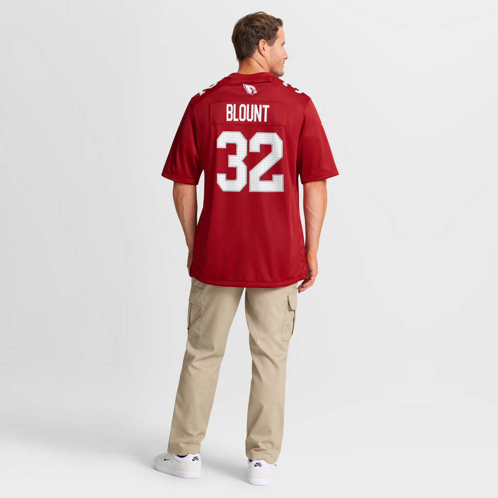 Arizona Cardinals Joey Blount Cardinal Game Jersey product image 8, provided for visual reference and product detail review