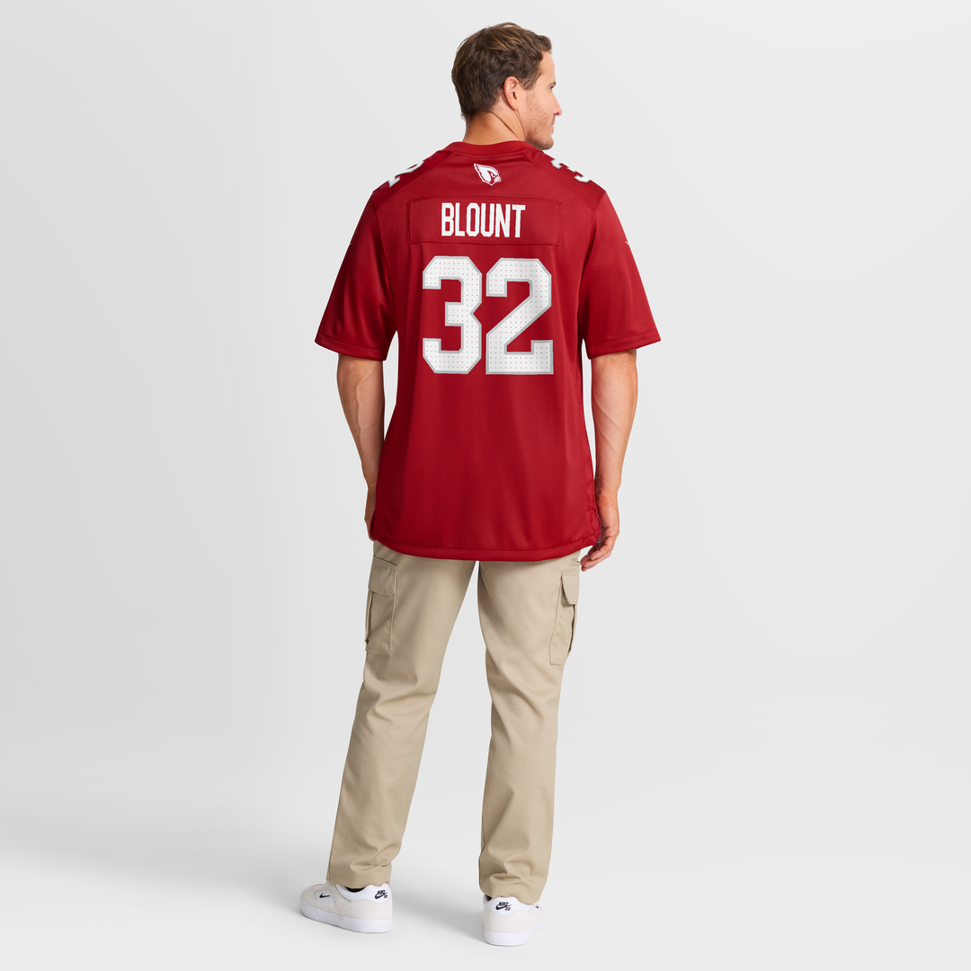 Arizona Cardinals Joey Blount Cardinal Game Jersey product image 8, provided for visual reference and product detail review