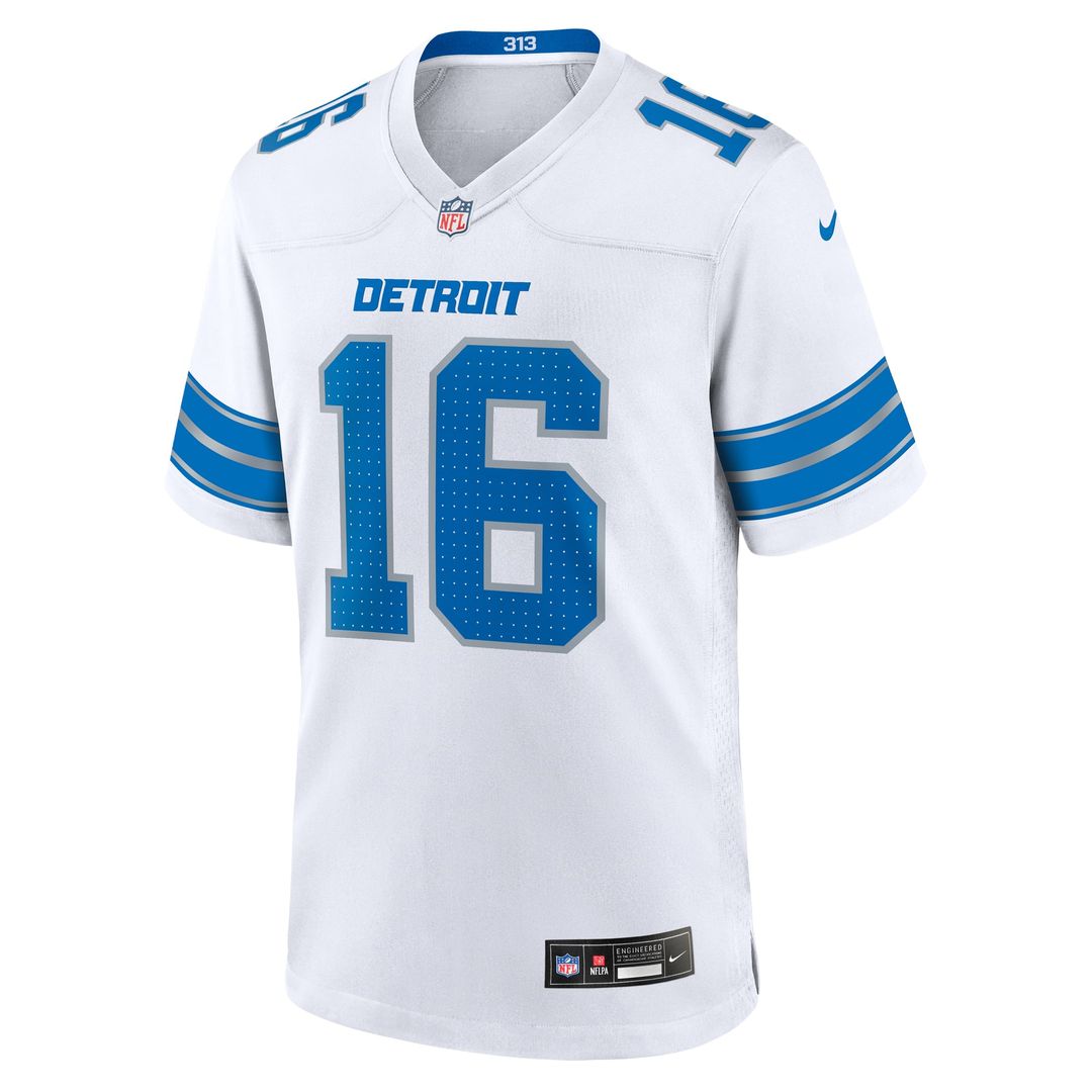 Detroit Lions Jared Goff Blue Game Jersey product image 28, provided for visual reference and product detail review