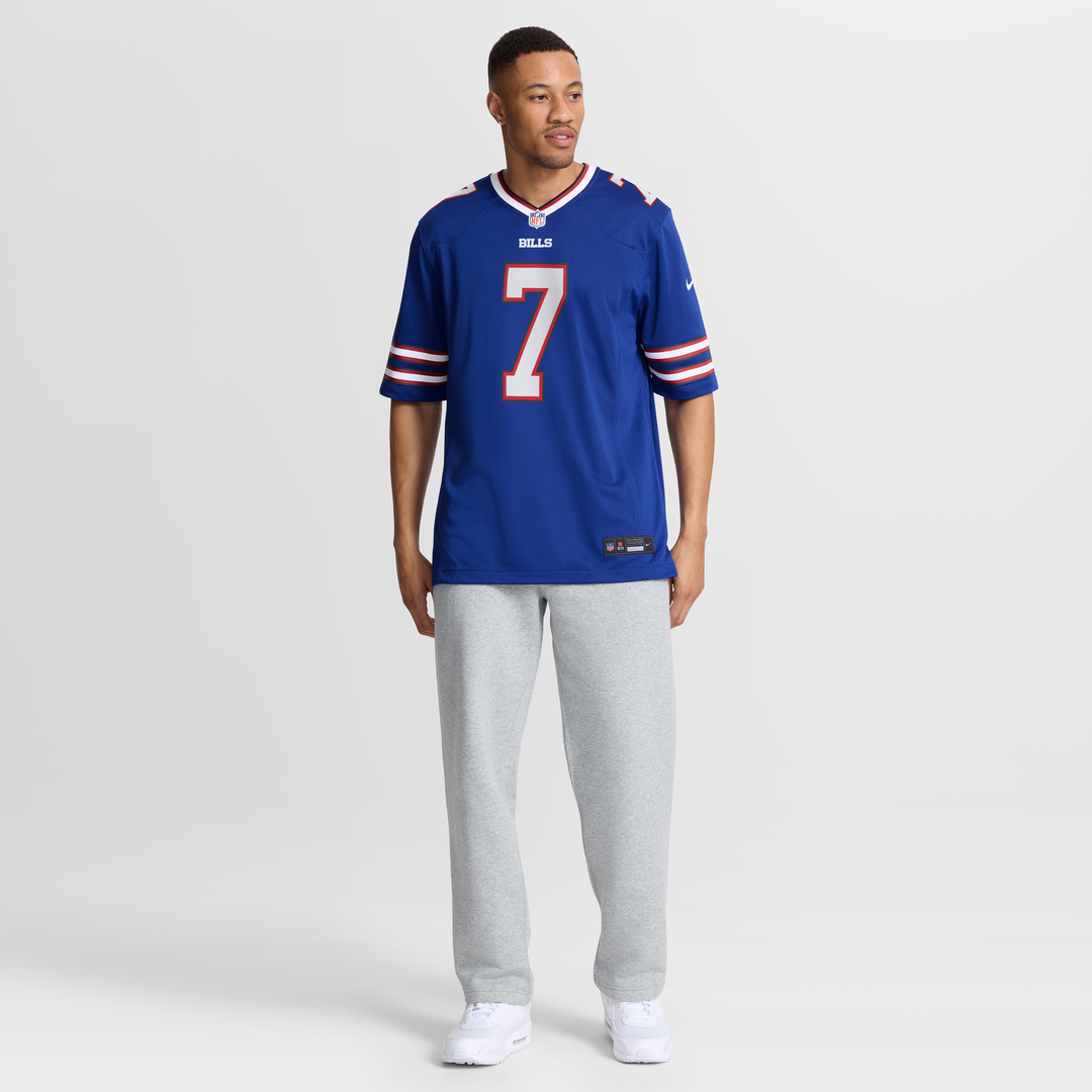 Buffalo Bills Doug Flutie Royal Game Retired Player Jersey product image 7, provided for visual reference and product detail