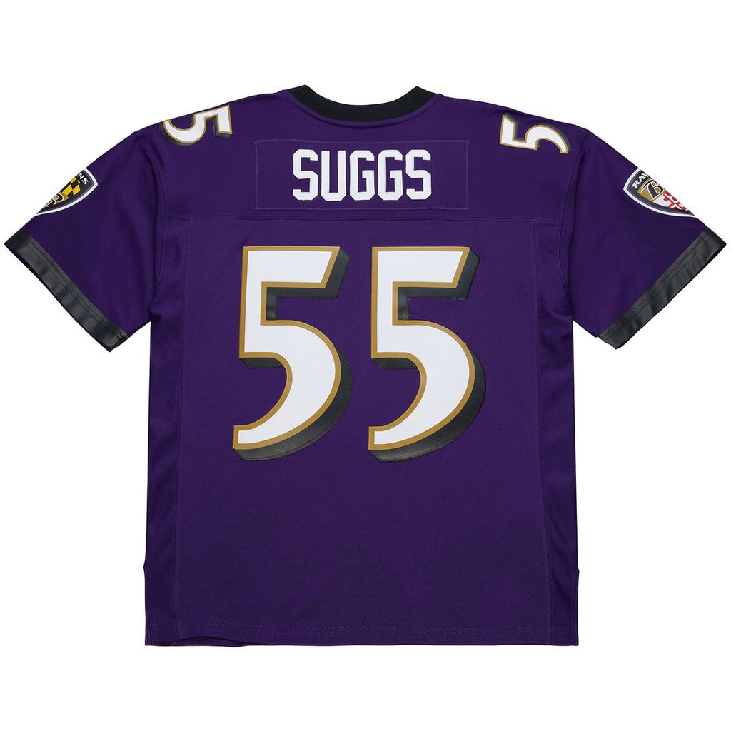 Baltimore Ravens Terrell Suggs Purple 2003 Legacy Replica Jersey product image 10, provided for visual reference and product