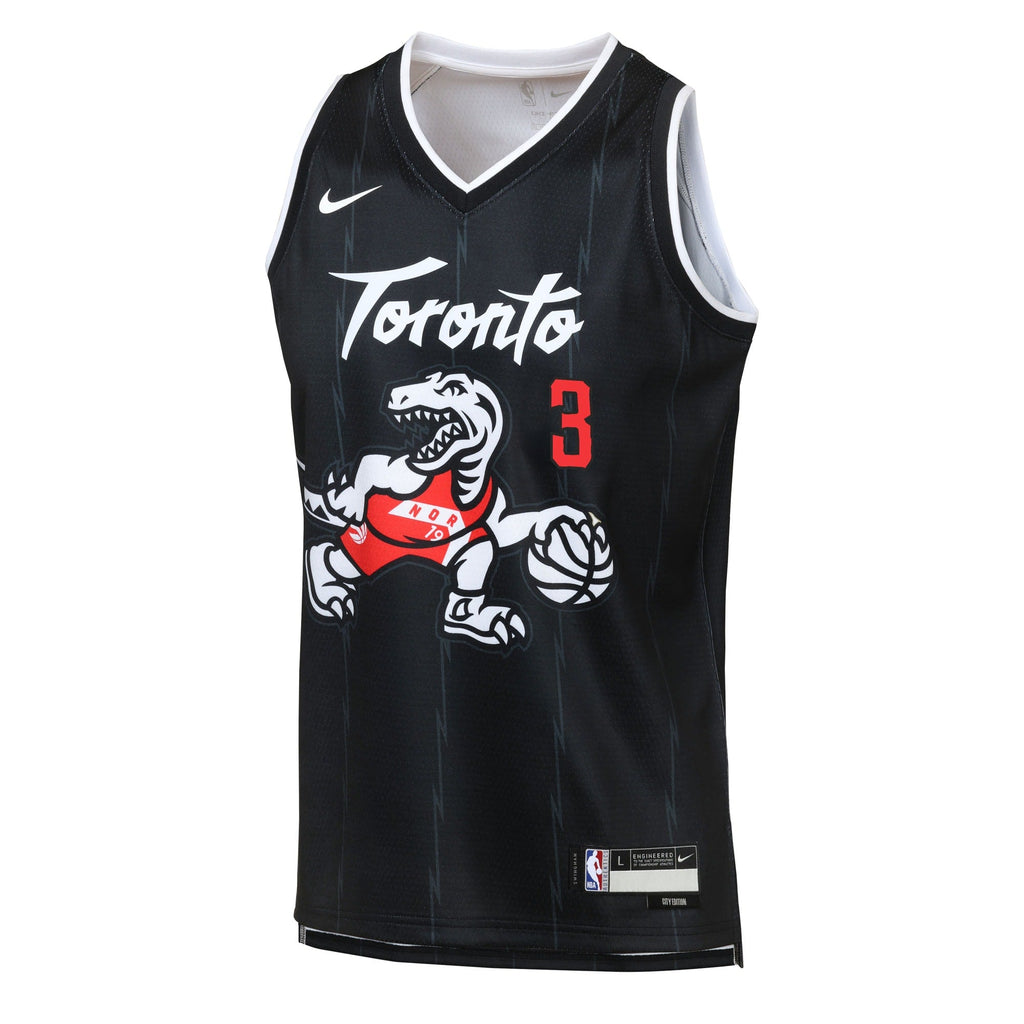 Brandon Ingram Toronto Raptors 2025/26 City Edition Swingman Jersey - Black - Youth product image 3, provided for visual