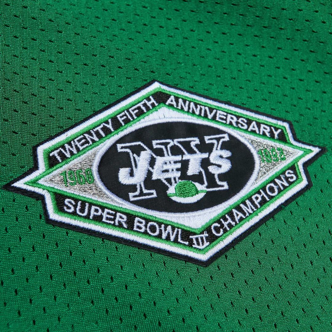 New York Jets Boomer Esiason Kelly Green 1993 Authentic Throwback Retired Player Pocket Jersey product image 5, provided for