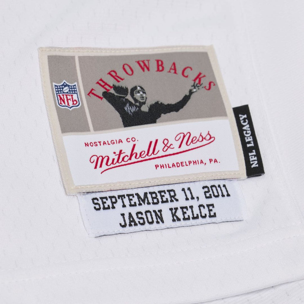 Philadelphia Eagles Jason Kelce White 2011 Legacy Replica Player Jersey product image 4, provided for visual reference and