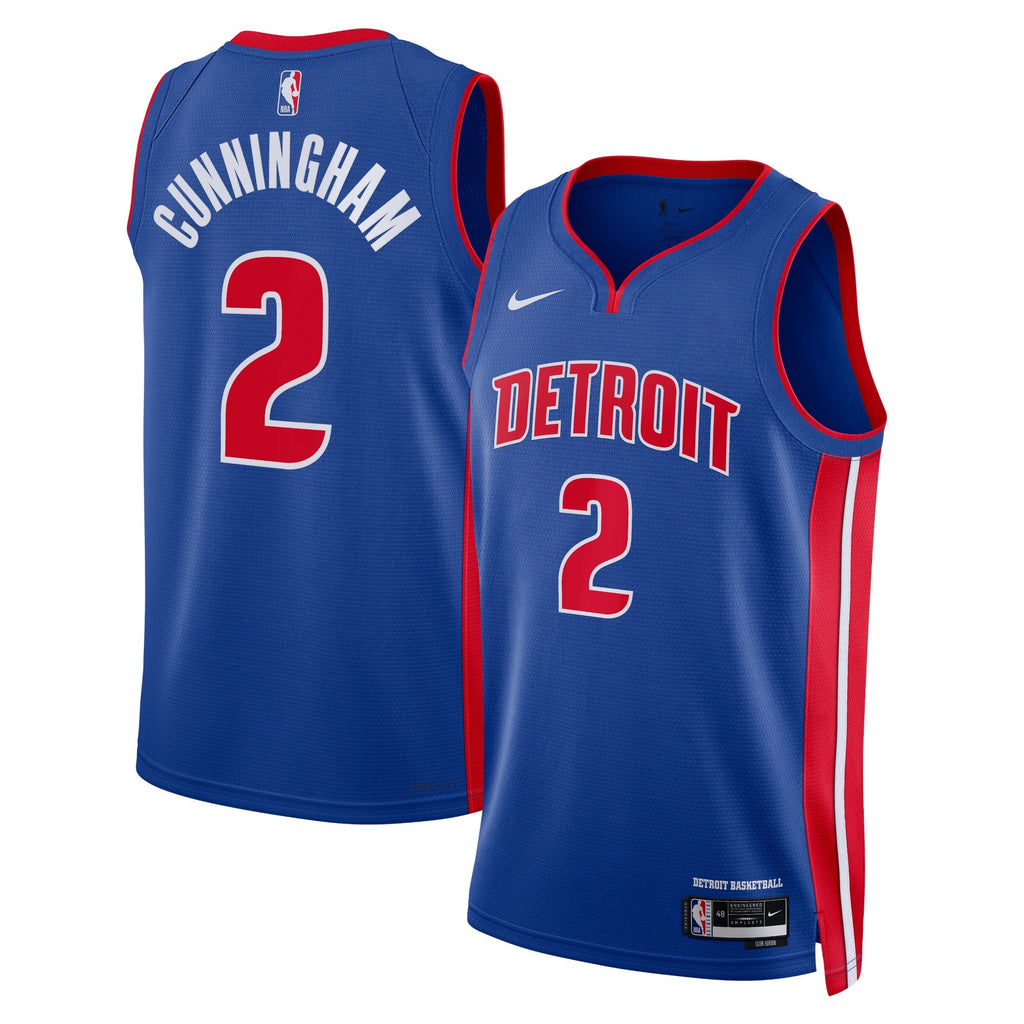 Detroit Pistons Nike Icon Edition Swingman Jersey - Blue product image 1