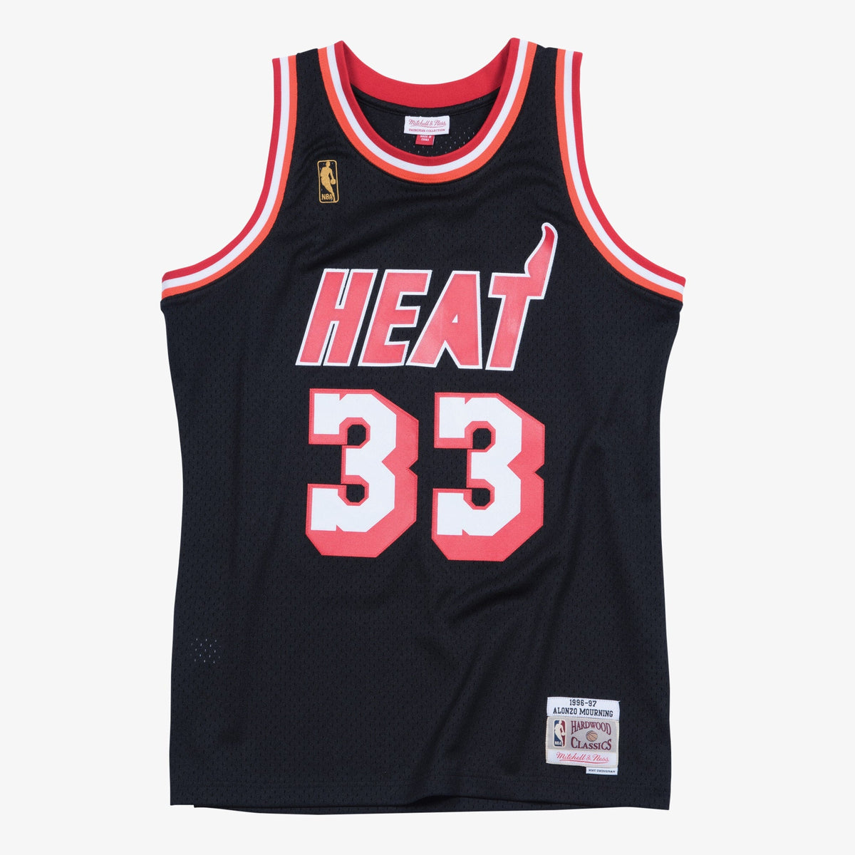 Men's Mitchell & Ness Alonzo Mourning Black Miami Heat product image 2