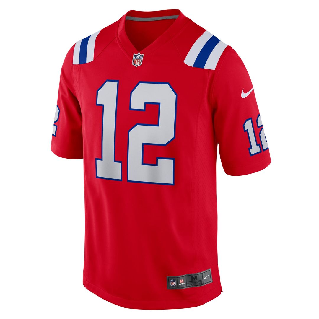 New England Patriots Tom Brady White Retired Game Jersey product image 14, provided for visual reference and product detail