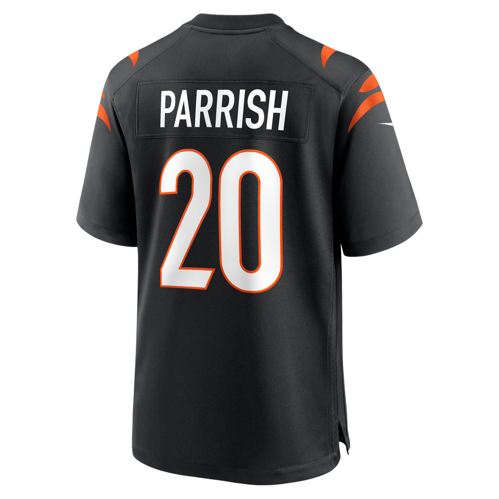 Cincinnati Bengals Lemar Parrish Black Team Retired Game Jersey product image 3, provided for visual reference and product