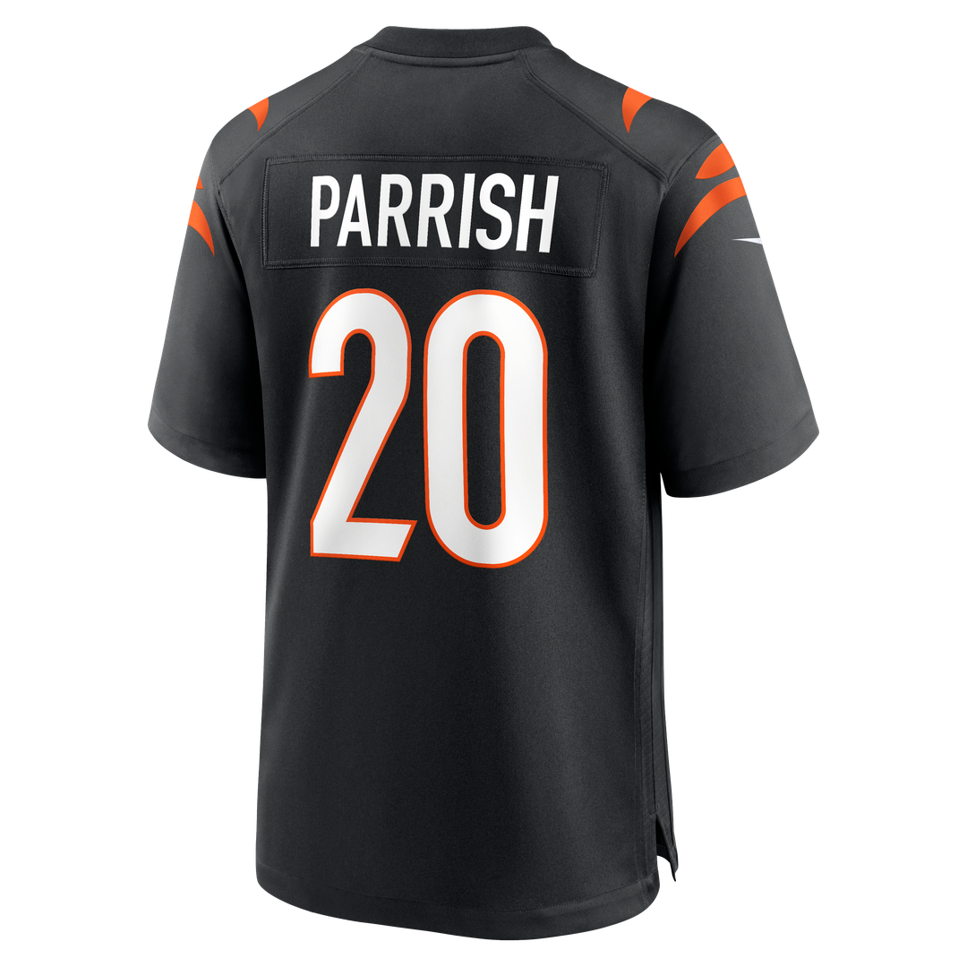 Cincinnati Bengals Lemar Parrish Black Team Retired Game Jersey product image 3, provided for visual reference and product