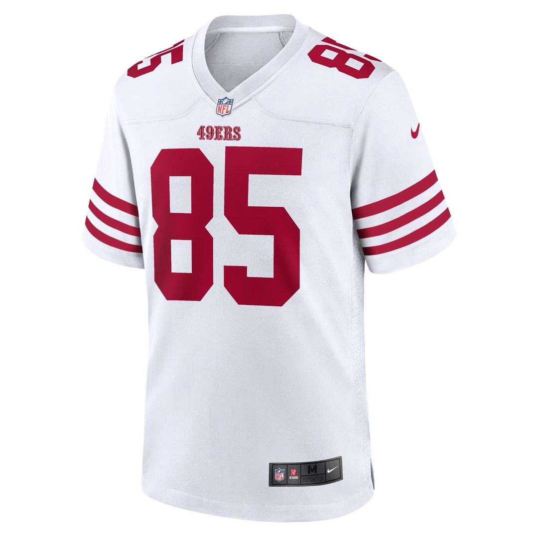 San Francisco 49ers George Kittle White Player Game Jersey product image 5, provided for visual reference and product detail