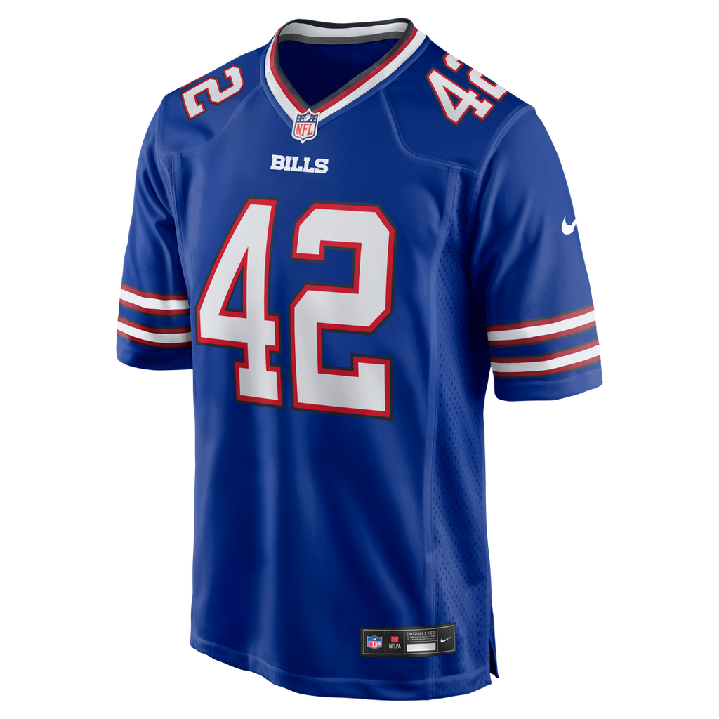 Buffalo Bills Dorian Williams Royal Home Game Jersey product image 2, provided for visual reference and product detail review