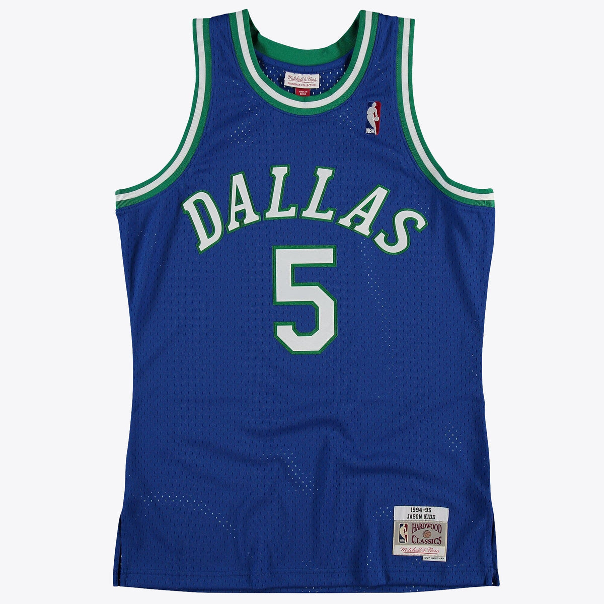 Jason Kidd Dallas Mavericks 1997 Hardwood Classics Swingman Road Jersey - Royal - Mens product image 3, provided for visual