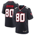 Houston Texans Andre Johnson Navy Team Retired Player Game Jersey product image 1, provided for visual reference and product