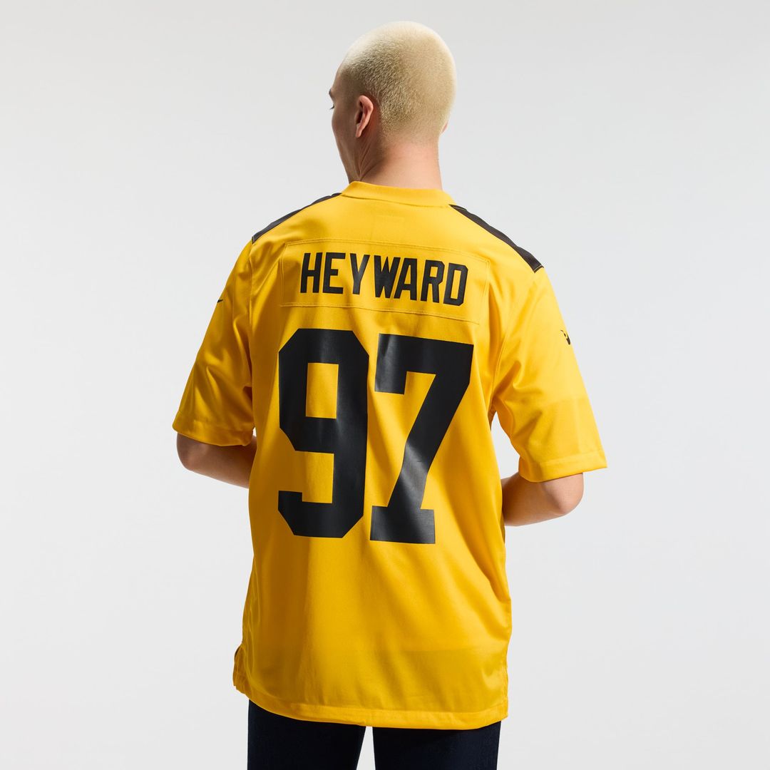 Pittsburgh Steelers Cameron Heyward Black Game Jersey product image 19, provided for visual reference and product detail
