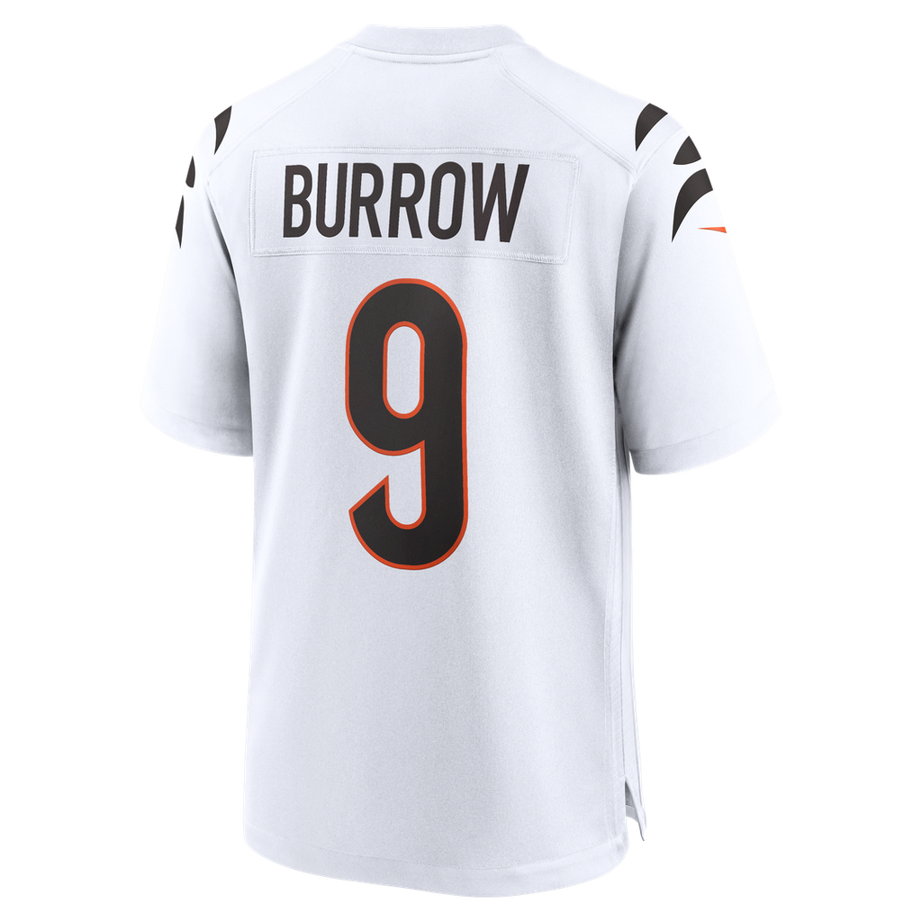 Cincinnati Bengals Joe Burrow Orange Alternate Game Jersey product image 33, provided for visual reference and product