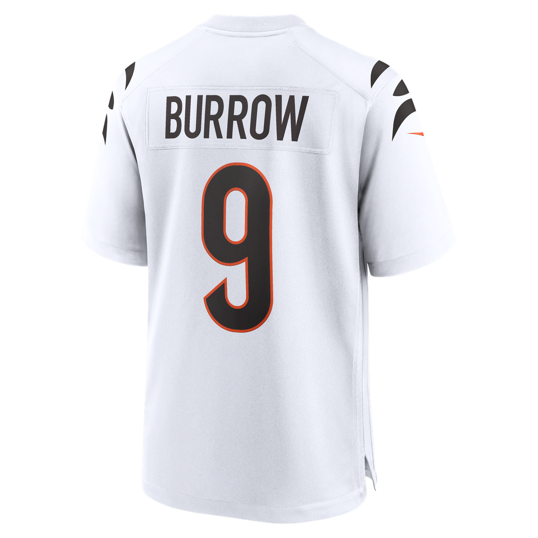 Cincinnati Bengals Joe Burrow Orange Alternate Game Jersey product image 33, provided for visual reference and product