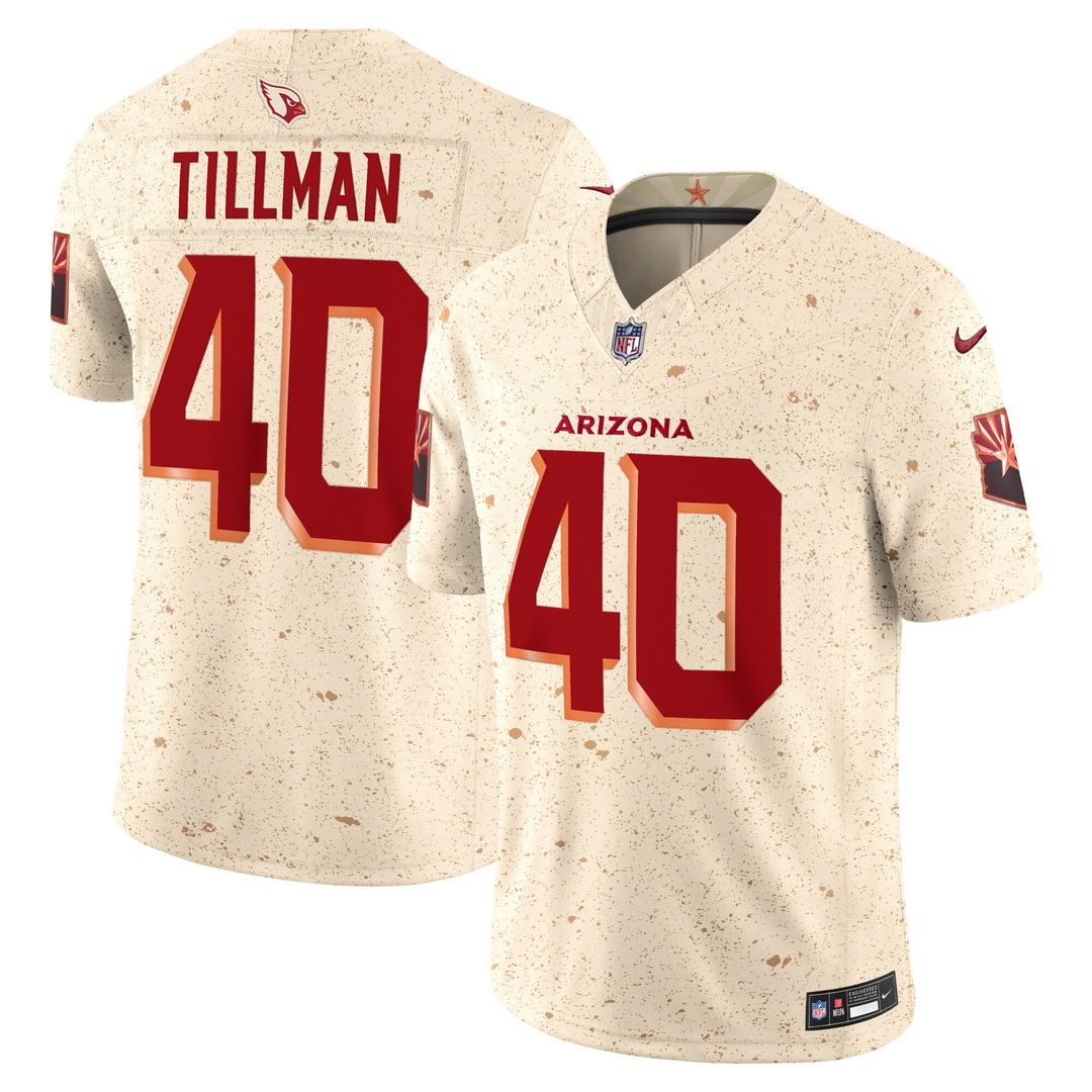 Arizona Cardinals Pat Tillman Natural Rivalries Collection Stitched Limited Jersey product image 1, provided for visual