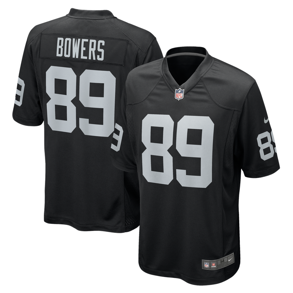 Las Vegas Raiders Brock Bowers White Game Jersey product image 7, provided for visual reference and product detail review