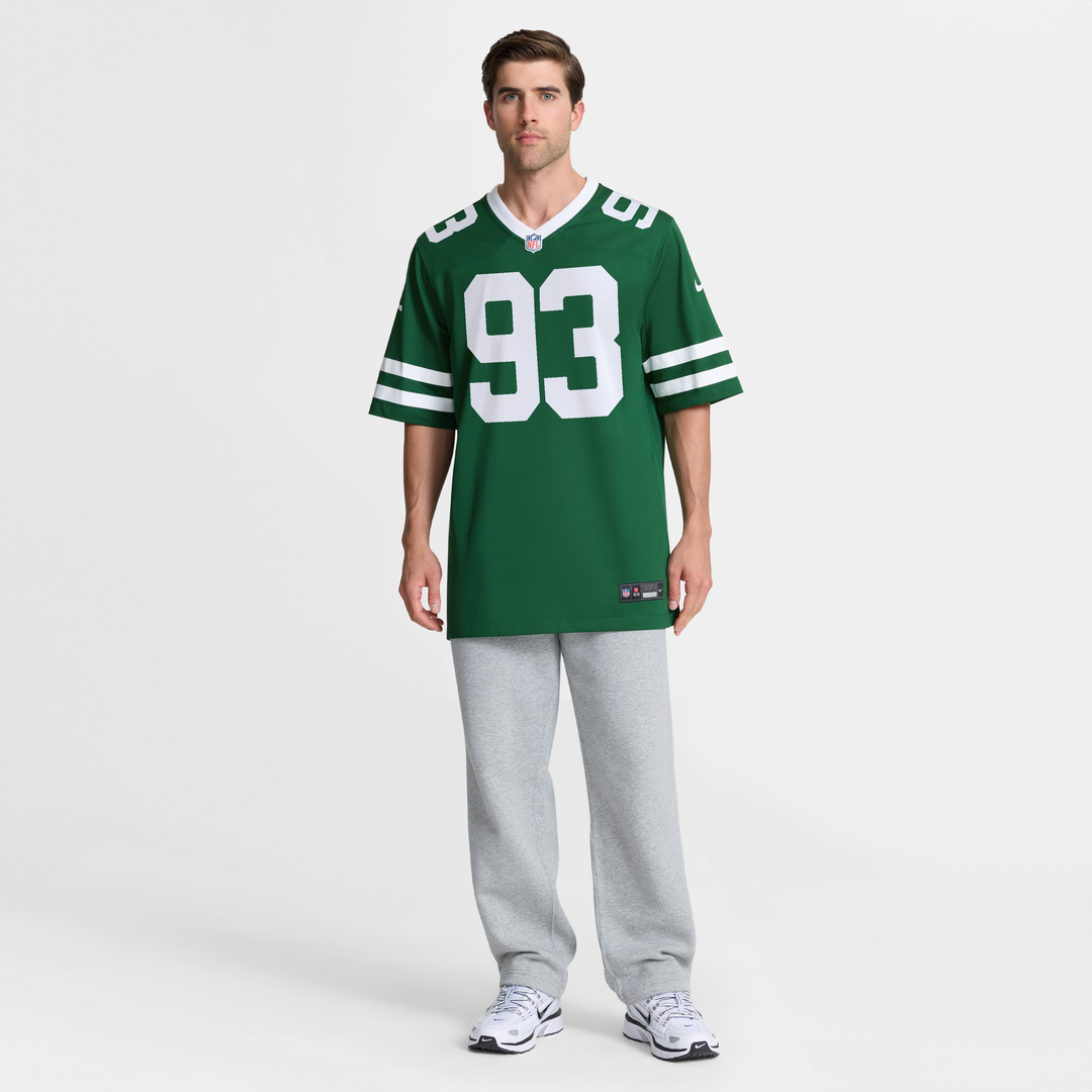 New York Jets Takk McKinley Legacy Green Team Game Jersey product image 7, provided for visual reference and product detail
