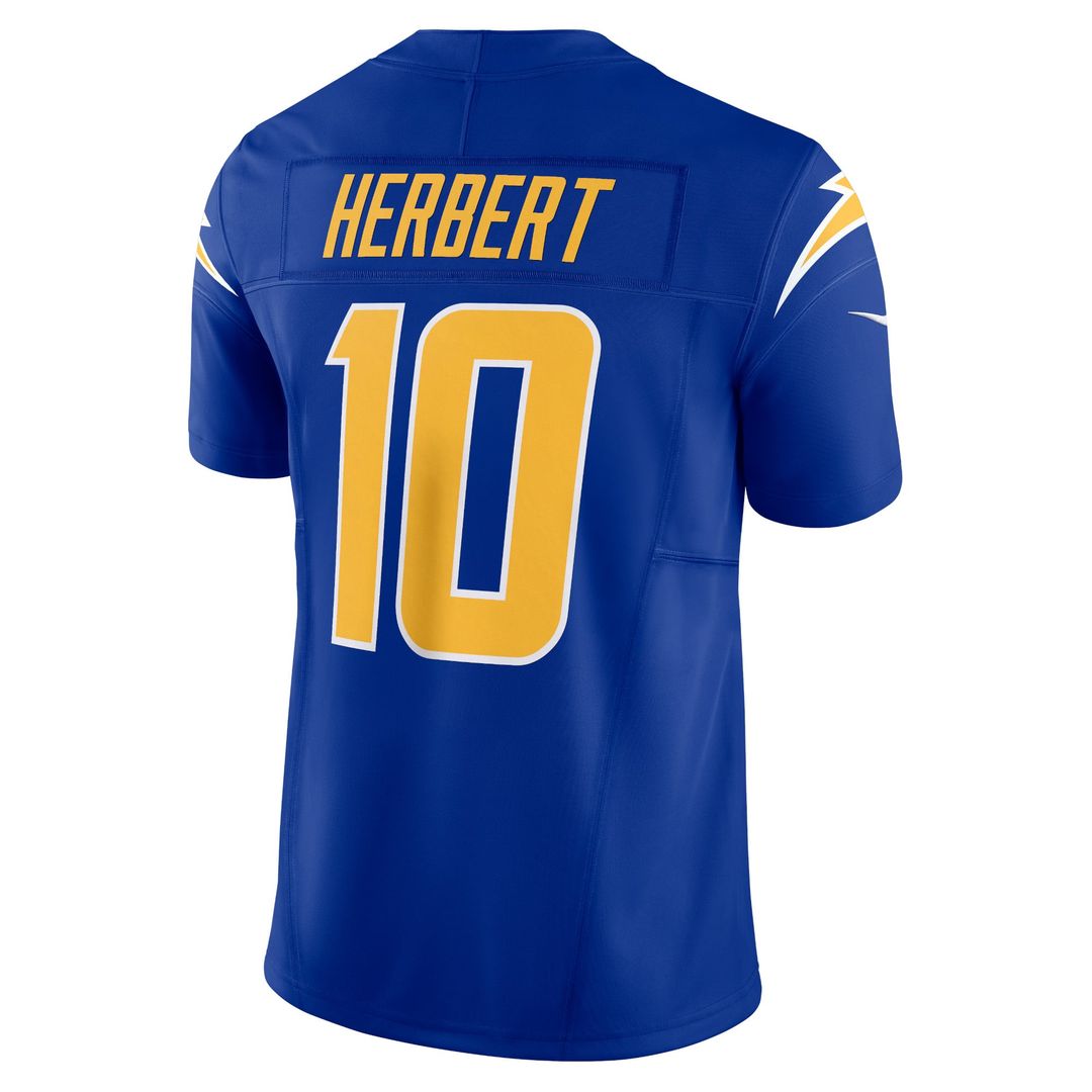 Los Angeles Chargers Justin Herbert Gold Alternate Charger Power Vapor F.U.S.E. Limited Jersey product image 9, provided for