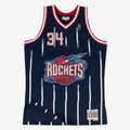 Houston Rockets Swingman Basketball Jersey Road Hakeem Olajuwon 1996 - 97 product image 1, provided for visual reference and